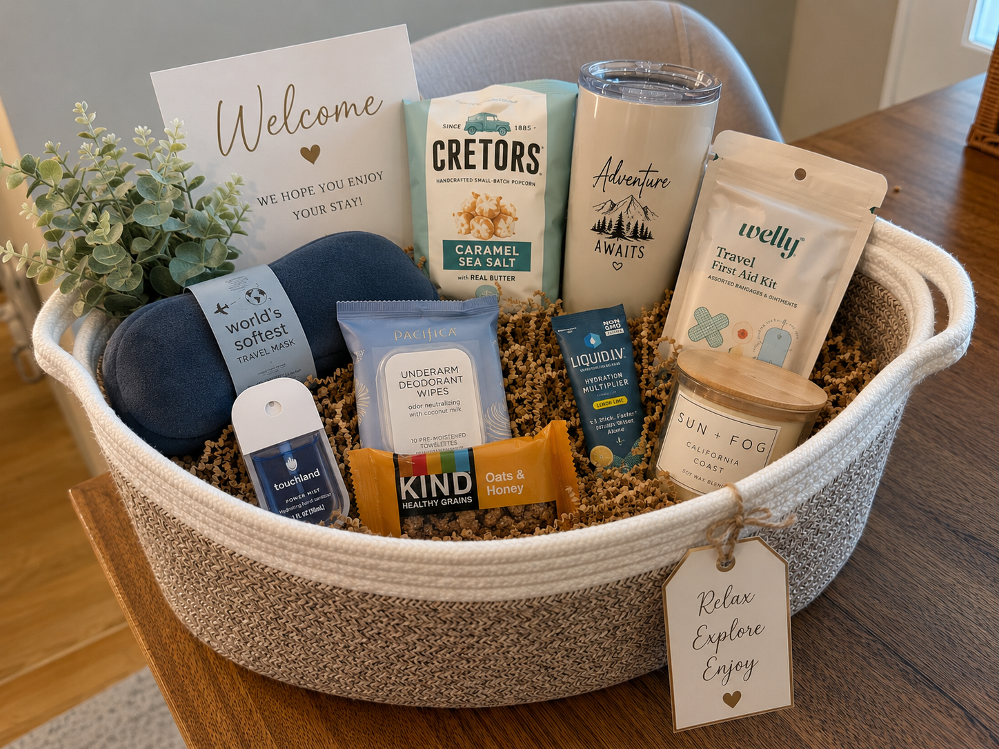 Airbnb Guest Welcome Basket